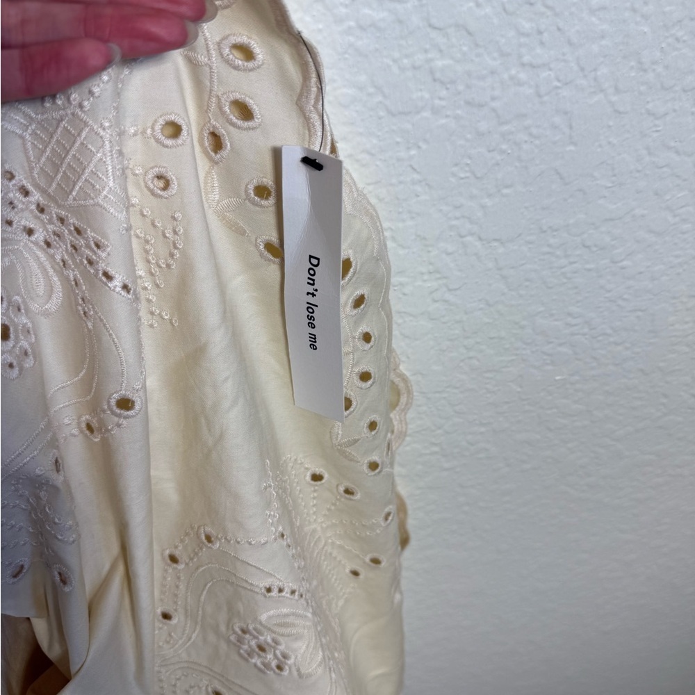 REFORMATION Cherie Dress In Sugar - Picture 6 of 11